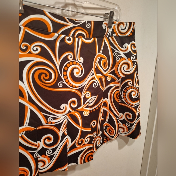 Lady Hagen Women's Retro Print Excursion Golf Tennis Skirt Skort  14 Resortwear - Picture 2 of 7